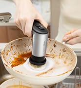 HOTO Grip Cordless Electric Spin Scrubber, IPX7 Waterproof, Lightweight at 0.65 lb with 6 Brush ...