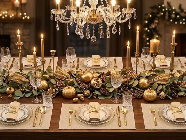 beige placemats