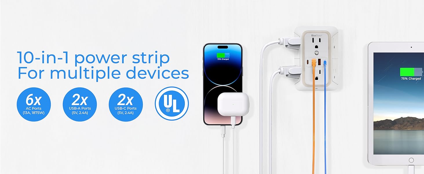 wall outlet extender surge protector outlet usb wall charger outlet with usb ports usb outlet