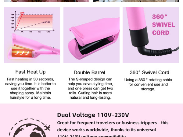 bio ionic curling iron 1 inch