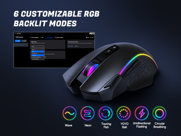6 Customizable RGB