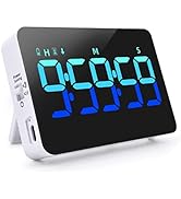 PERSUPER Kitchen Digital Timer, Count Down Up, Rechargeable, Vibration Mode Adjustable Volume and...