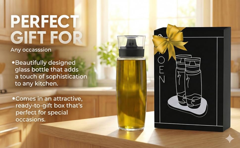 oil bottle with box container