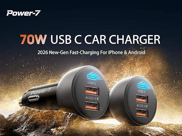 USB C CAR CHARGER