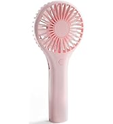 Edvision Handheld Fan, Portable Fan Mini Fan Powerful Hand Fan with 3 Speeds, USB Rechargeable Pe...