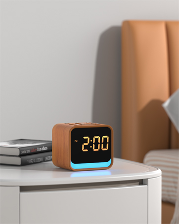 Wooden Sound Machine Alarm Clock