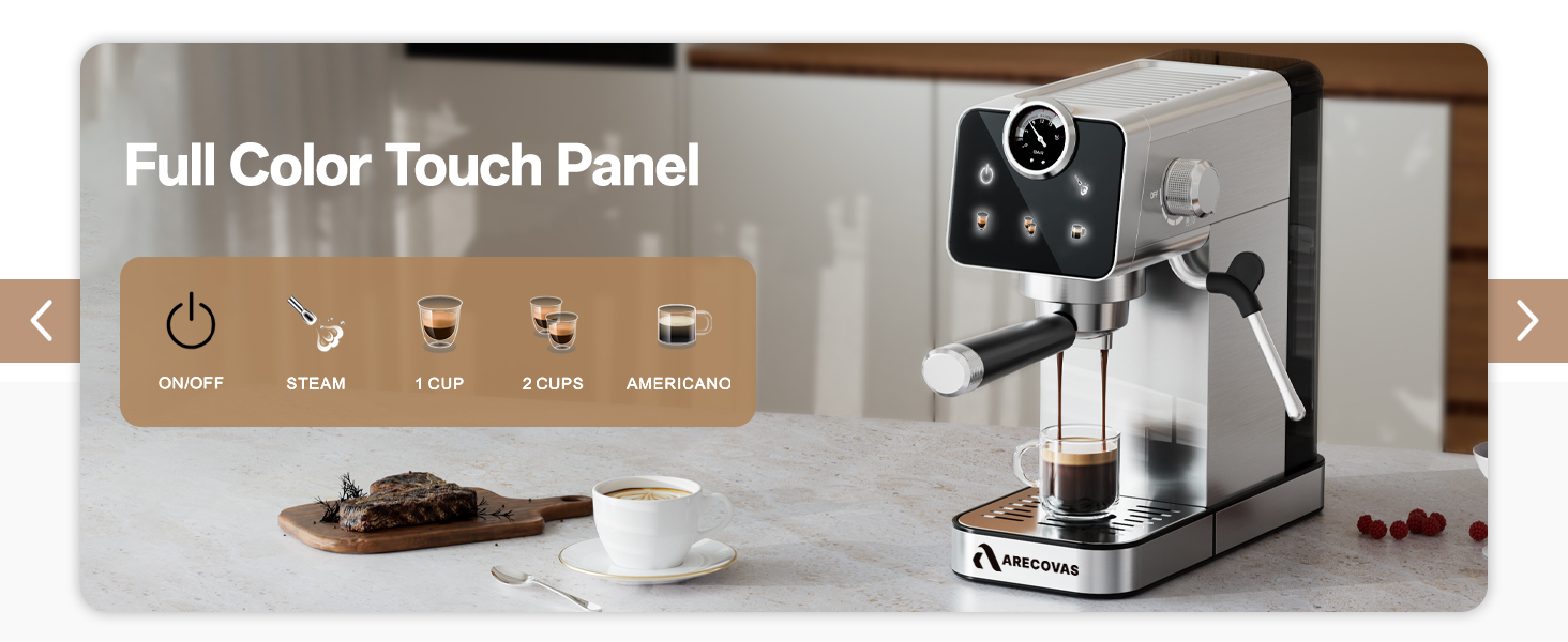 Espresso Coffee Machine 20 Bar for Home Office