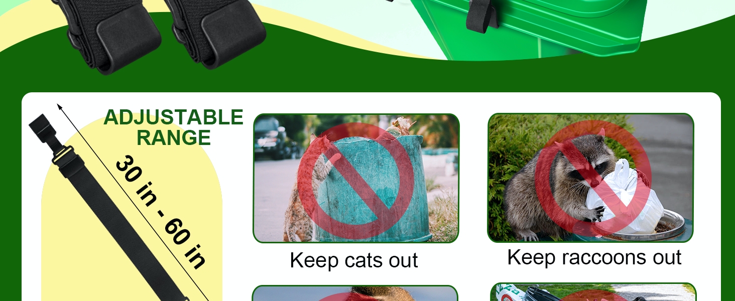 trash can locks for animals
