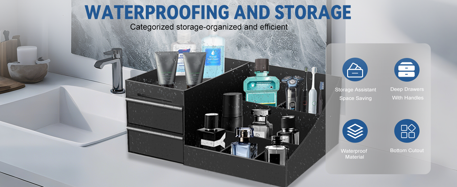 bathroom counter organizer under sink organizer bathroom accessories
