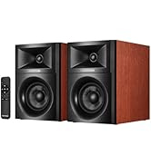 Sanyun SW205 80W Powered Bookshelf Speakers with 3D Soundstage | Precision DSP Spatial Audio &amp; Ge...