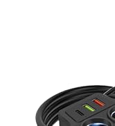 Multi-Function Cigarette Lighter Splitter, Cell Phone Charger, Car Charger, 4 Cigarette Lighter S...