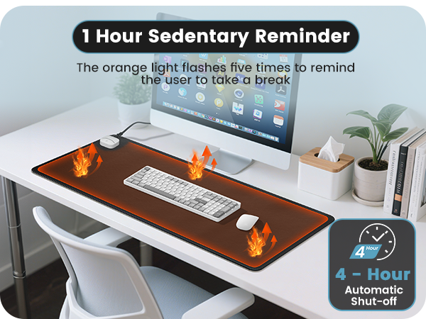 Heated Desk Pad, Heated Mouse Pad – Desk Mat