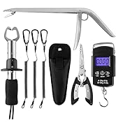 Fishing Tool Kit Fishing Pliers, Fish Lip Gripper, Handheld Digital Fishing Scale, Fishing Hook R...