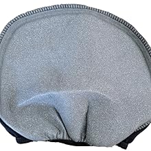 Headrest cover with foam backing