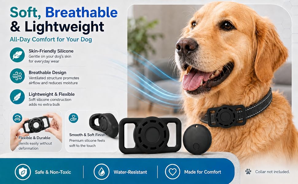 GPS Collar for Dogs, Pet Tracker for Dogs (Android Only)