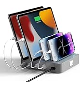 USB Charging Station - Charging Dock - 4-Port - Fast Charging Station for Multiple Devices - Dock...