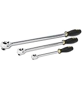 Titan 11307 3-Piece 36-Tooth Extra-Long Ratchet Set