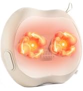 LOFTILLA Smart Lower Back Massager, Dual-Sided Heat &amp; App Control | 3-in-1 Shiatsu Neck &amp; Shoulde...