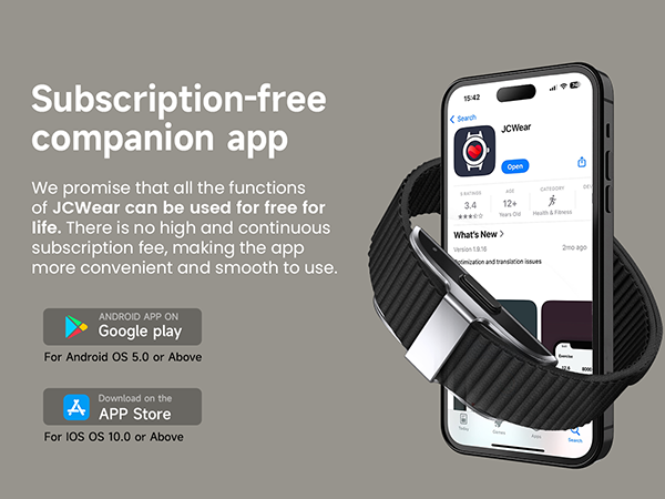 Subscription-free companion app