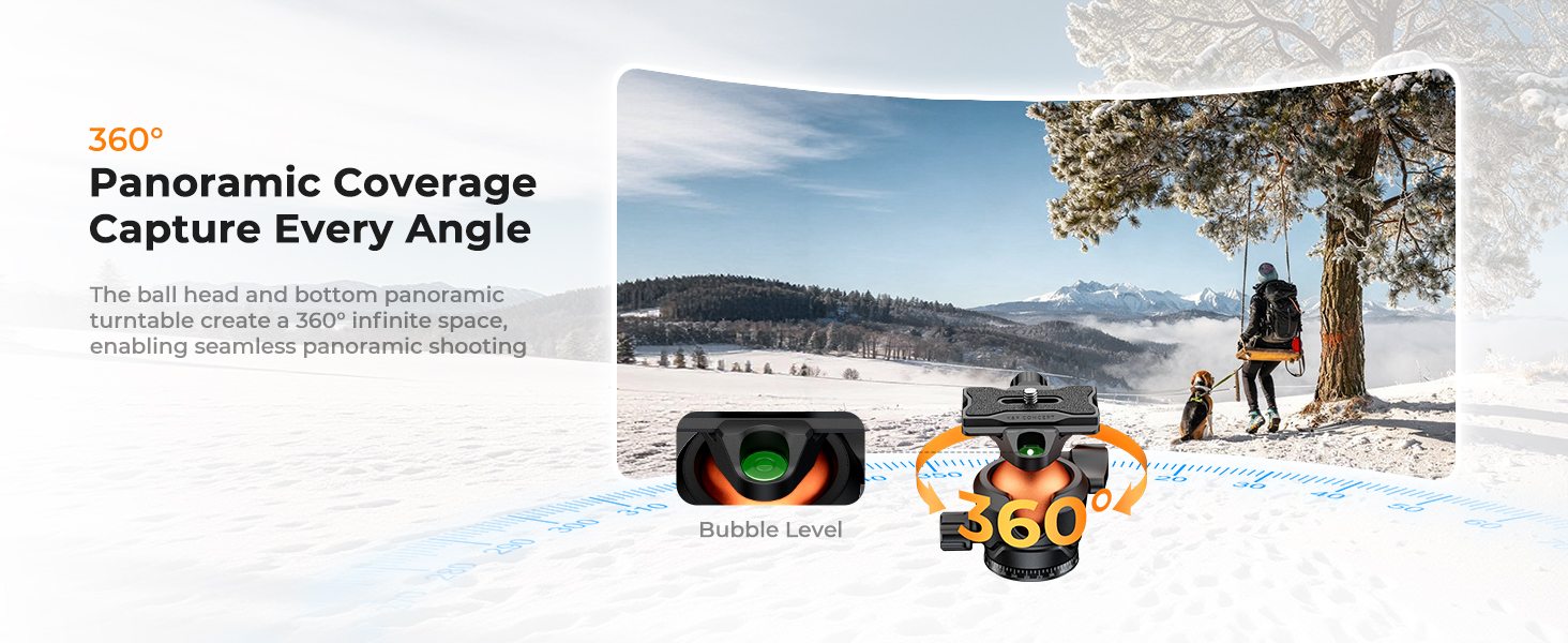 K&amp;amp;F CONCEPT 73&amp;#34; Aluminum Compact Camera Tripod