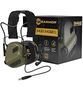 OPSMEN Upgrade EARMOR M32 PLUS Tactical Headset with MIC, Noise Canceling Shooting Ear Protection...