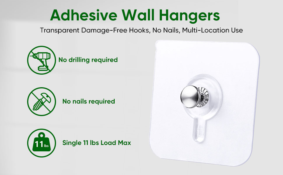 Adhesive Wall Hangers