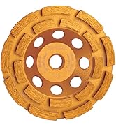 KSEIBI 644116 Diamond Concrete Grinding Wheel 4 1/2" x 5/8"-11 for Polishing and Cleaning Stone C...