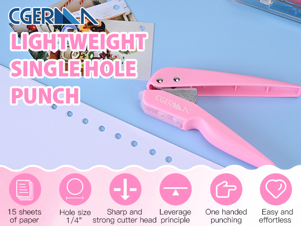 one hole puncher