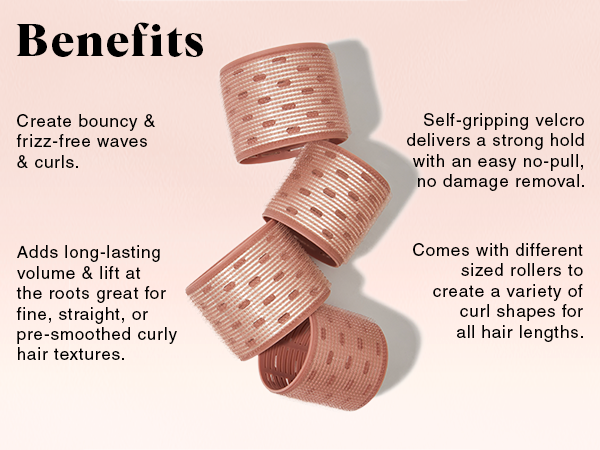 hair rollers curlers for blowout look long roller short large volume thermal self grip