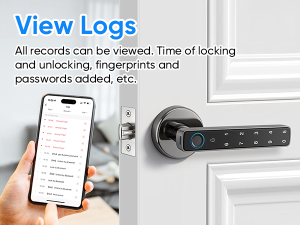 Smart Door Lock with Knob