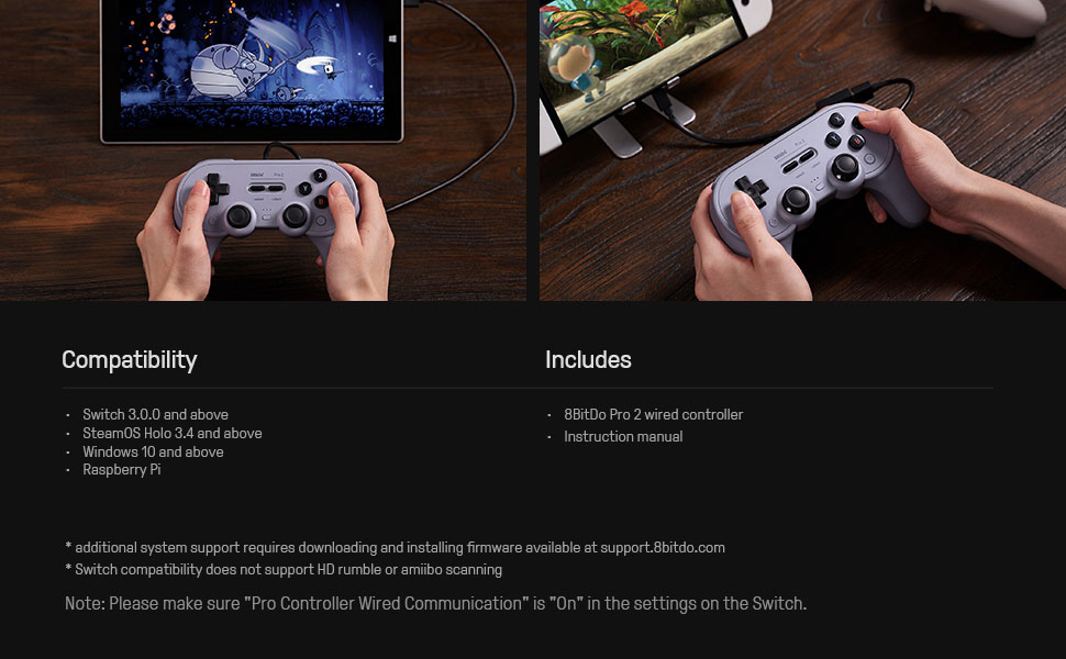 wired controller for switch