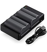 BP-511 BP-511a Battery 2-Pack 2200mAh and USB Dual Battery Charger for 30D, G5, 50D, 5D, G3, 40D,...