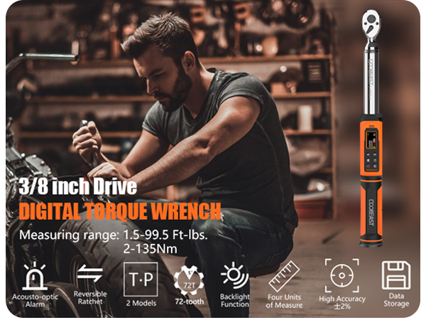 Digital Torque Wrench 135Nm
