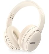 AMORNO Bluetooth Headphones Over Ear, 68 Hours Playtime Wireless Headphones with Mic, Foldable Ad...