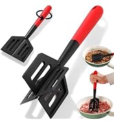 2-in-1 Meat Chopper and Spatula, Stir, Turner and Mix Mashing, Meat Chopper for Ground Beef, Hamb...
