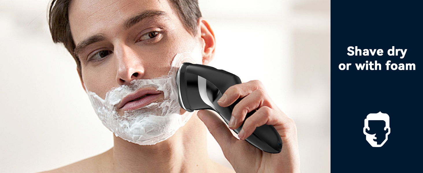 Electric Razor for Men with Pop-Up Trimmer