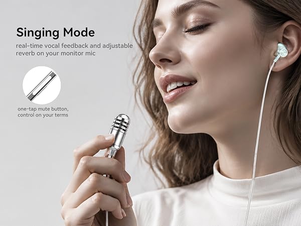 recording headphones with microphone