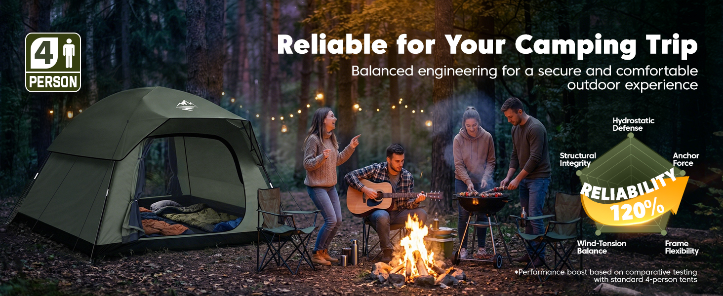 2 window tent