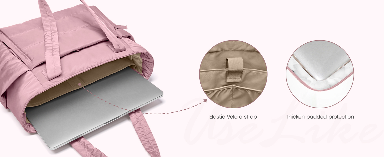Padded laptop compartment