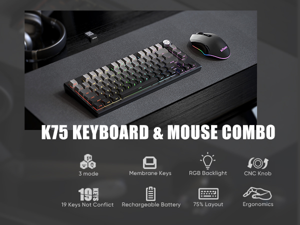 K75 Keyboard and Mouse combo