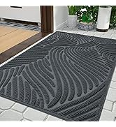 Yimobra Front Door Mat Outdoor Entrance, Heavy Duty 29.5 x 17 Inch Waterproof Patio Guard Doormat...