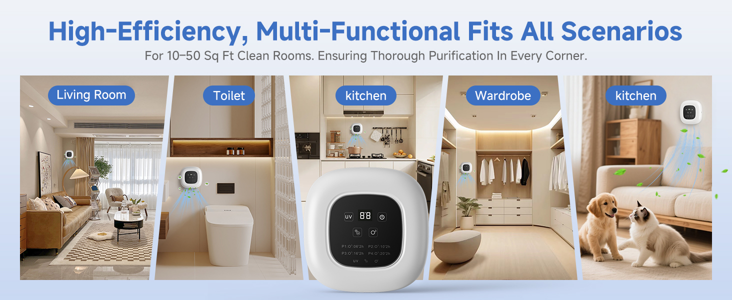 Air Purifier Ozone &amp;amp; Negative Ion 99% Odor Eliminator