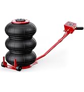 ZMRTDWO Air Jack, 3 Ton/6600 lbs Car Jack, 3-5 s Fast Lifting Pneumatic Jacks with Short Handle, ...