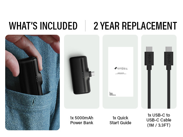 Nimble Portable Charger Fast Charging Power Bank