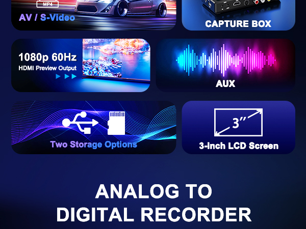 PORTTA VHS to Digital Converter