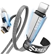 SHEZI 2 IN 1 Lightning Cable Fast Charging USB C to Lightning Cable [CarPlay Support] [MFI Certif...