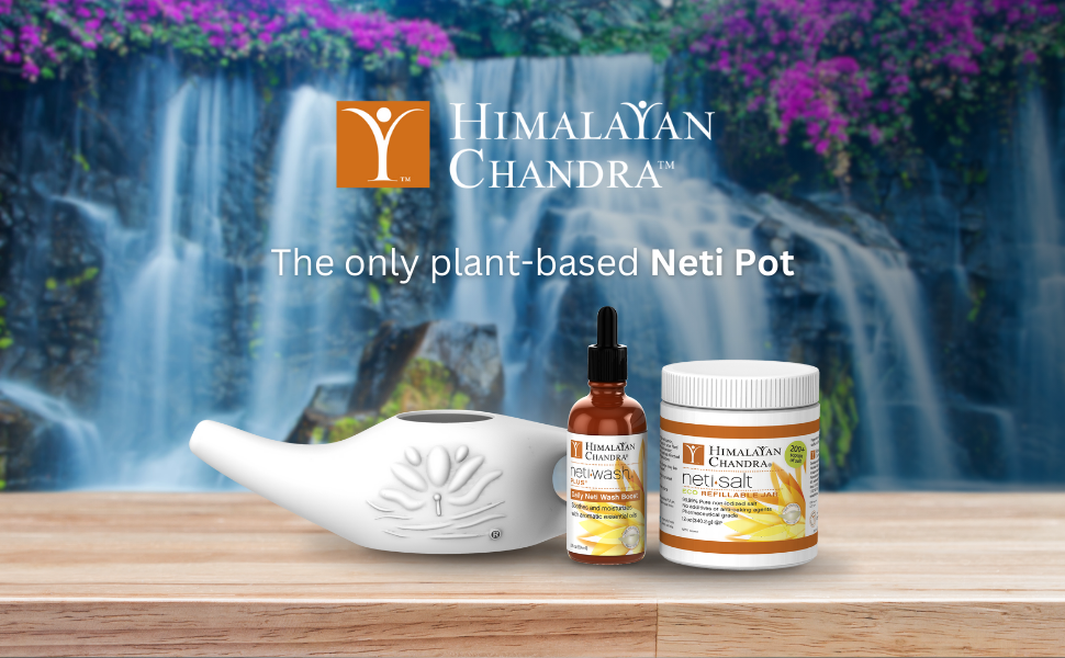 Himalayan Chandra ECO Neti Pot Complete Sinus Cleansing System Starter Kit