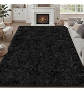 8x10 Area Rugs for Living Room Bedroom: Ultra Soft Fluffy Shag Rug Upgrade Non-Slip Non-Shedding ...