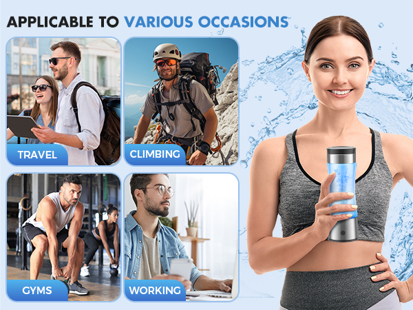 echo go hydrogen water bottle