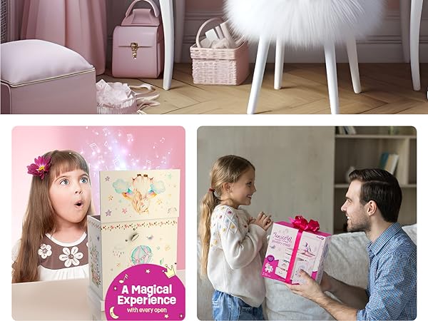 best gift for birthday holidays mothers day fathers day fur pink and white design 